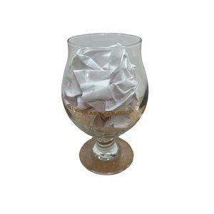 Red Brick Mason Series Pedestal Fat Boy Beer Glass Artisan Series